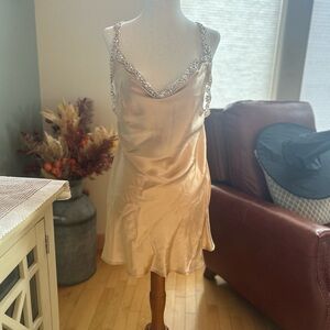 My Little Label Gold Rhinestones Pearl Dress